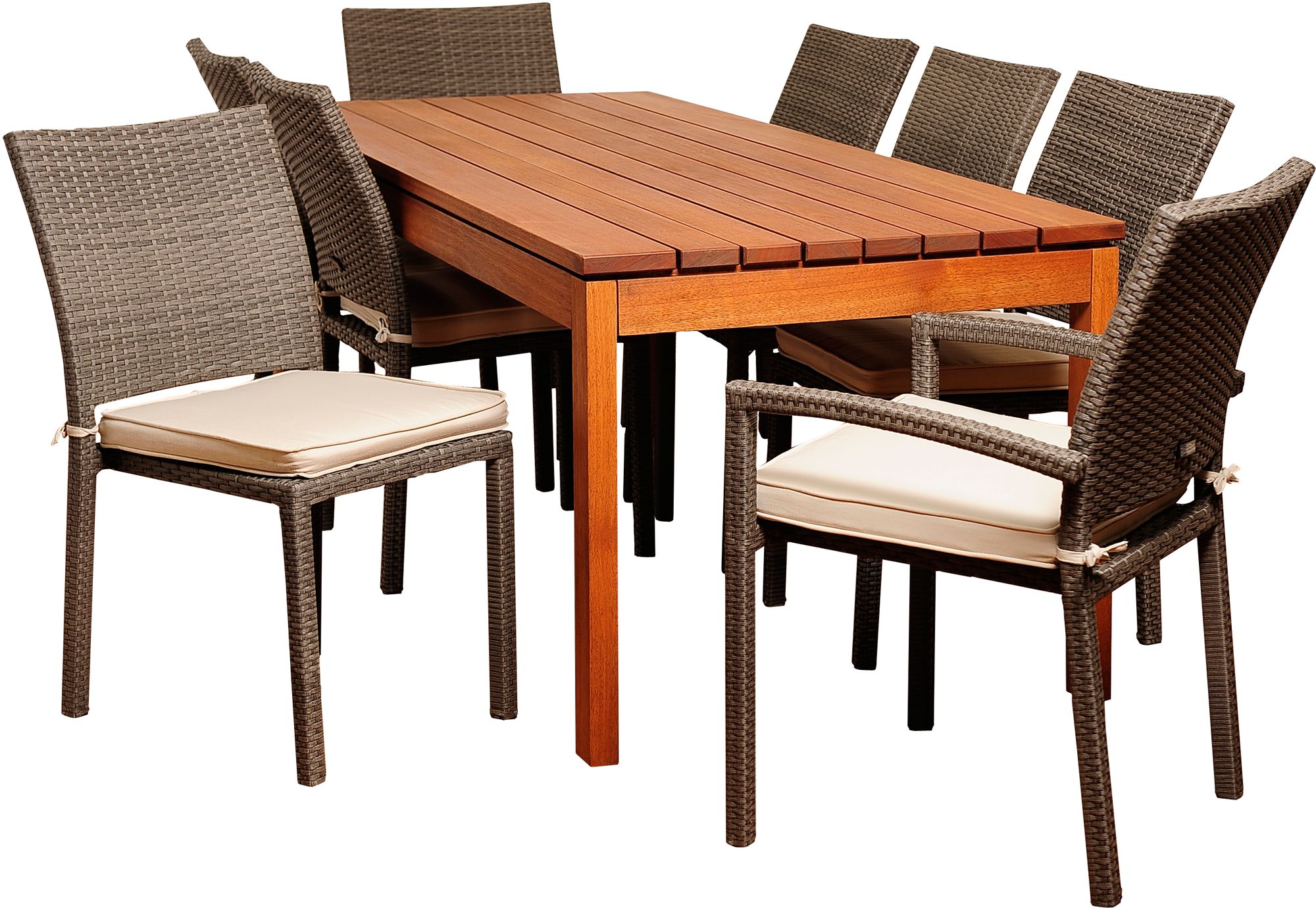 Gray Wicker Outdoor Patio Dining Set Patio Ideas