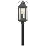 Anchorage 24 1/4&quot; High Aged Zinc Outdoor Post Light