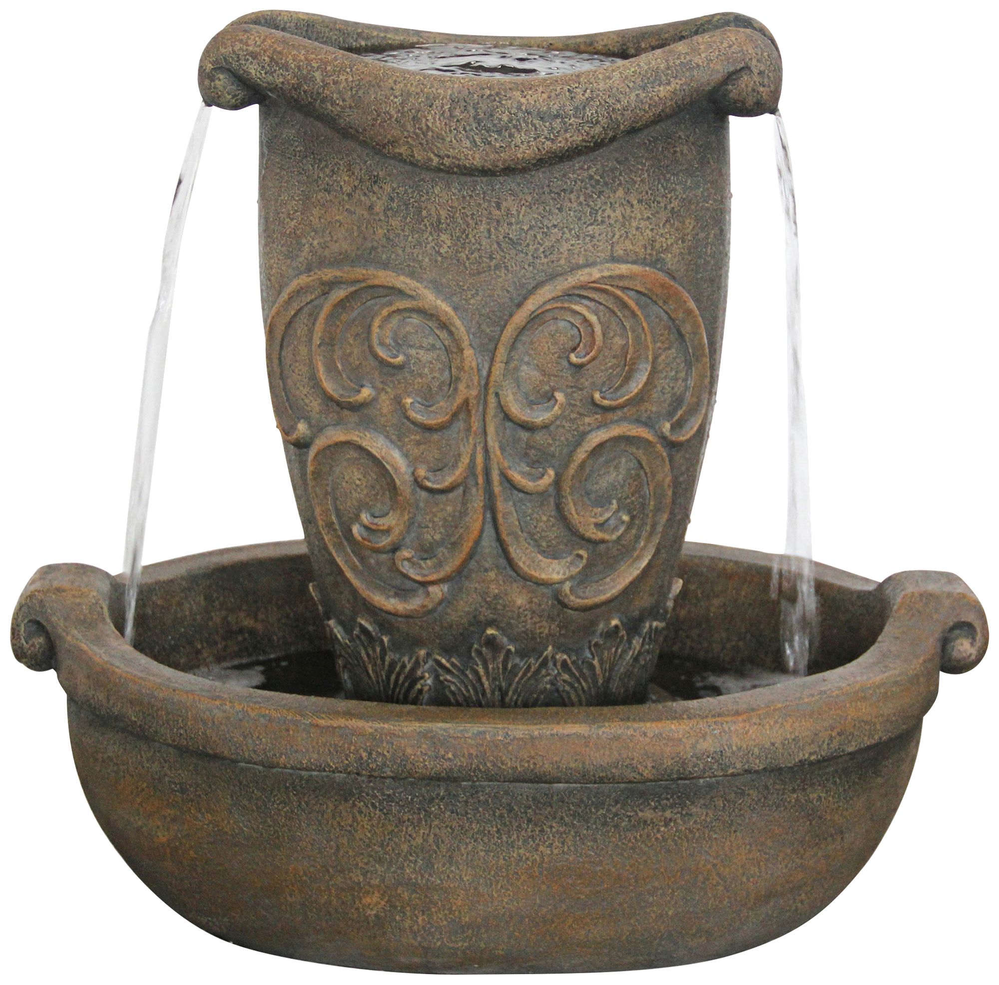 Bellona 24" High Two-Tier Fountain