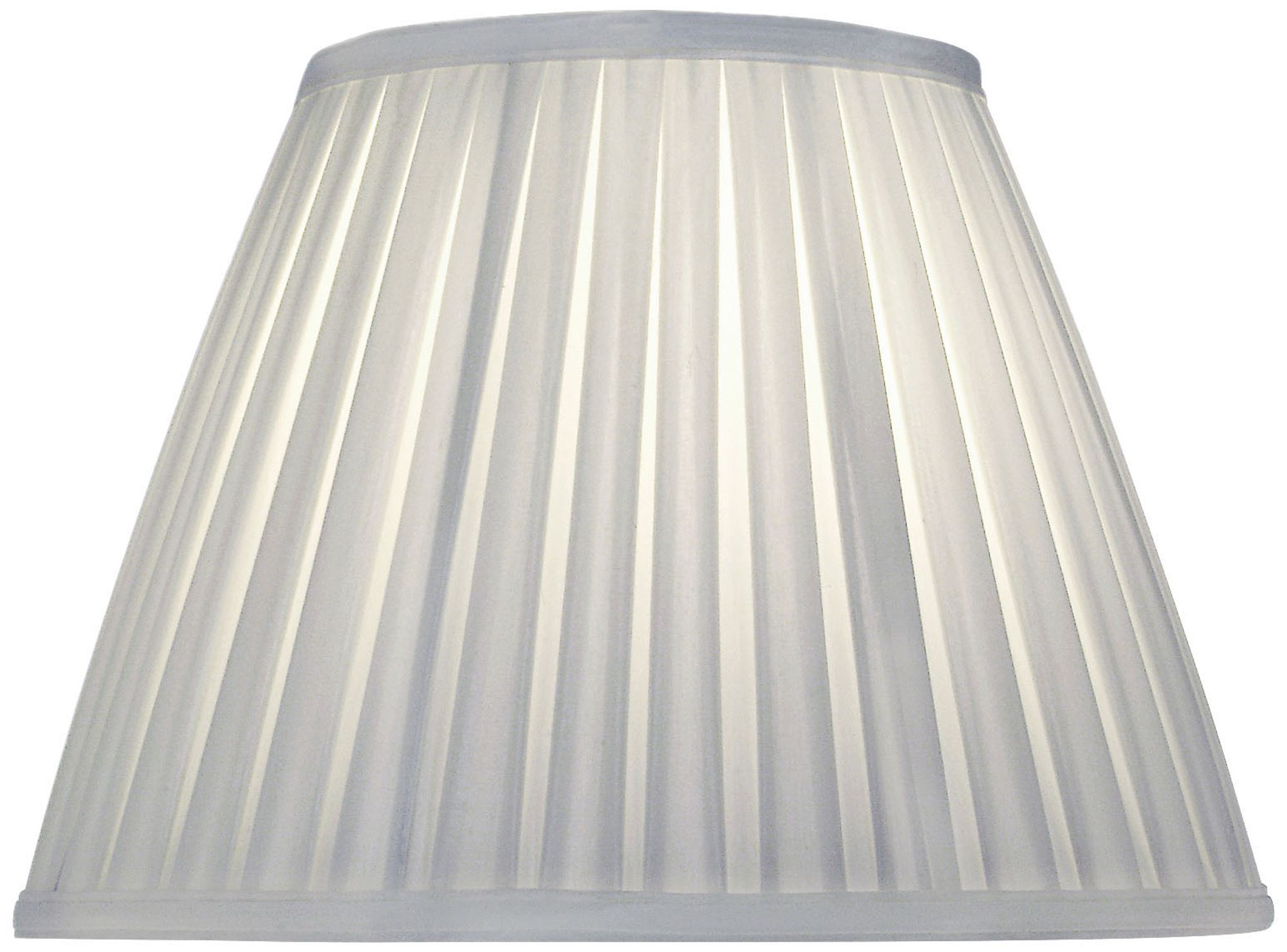Stiffel Oyster Silksheen Pleated Shade 8x15x11 (Spider)