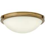 Hinkley Foyer Maxwell 13 3/4&quot;W Heritage Brass Ceiling Light