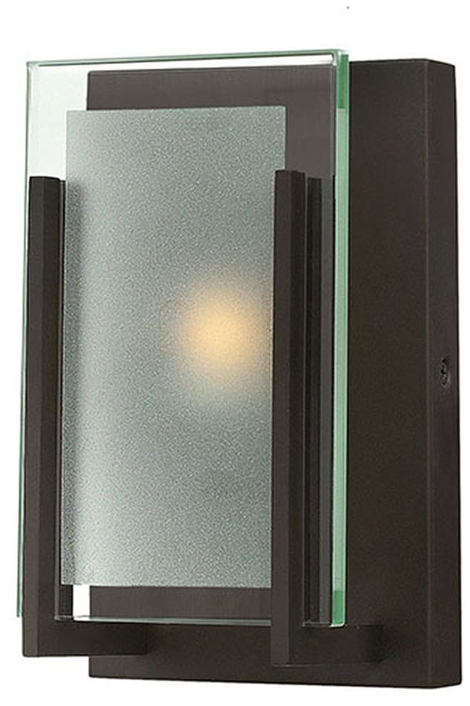 Hinkley Latitude 8" High Oil-Rubbed Bronze Wall Sconce