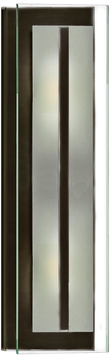 Latitude 21 1/2"H Oil-Rubbed Bronze Rectangular Wall Sconce