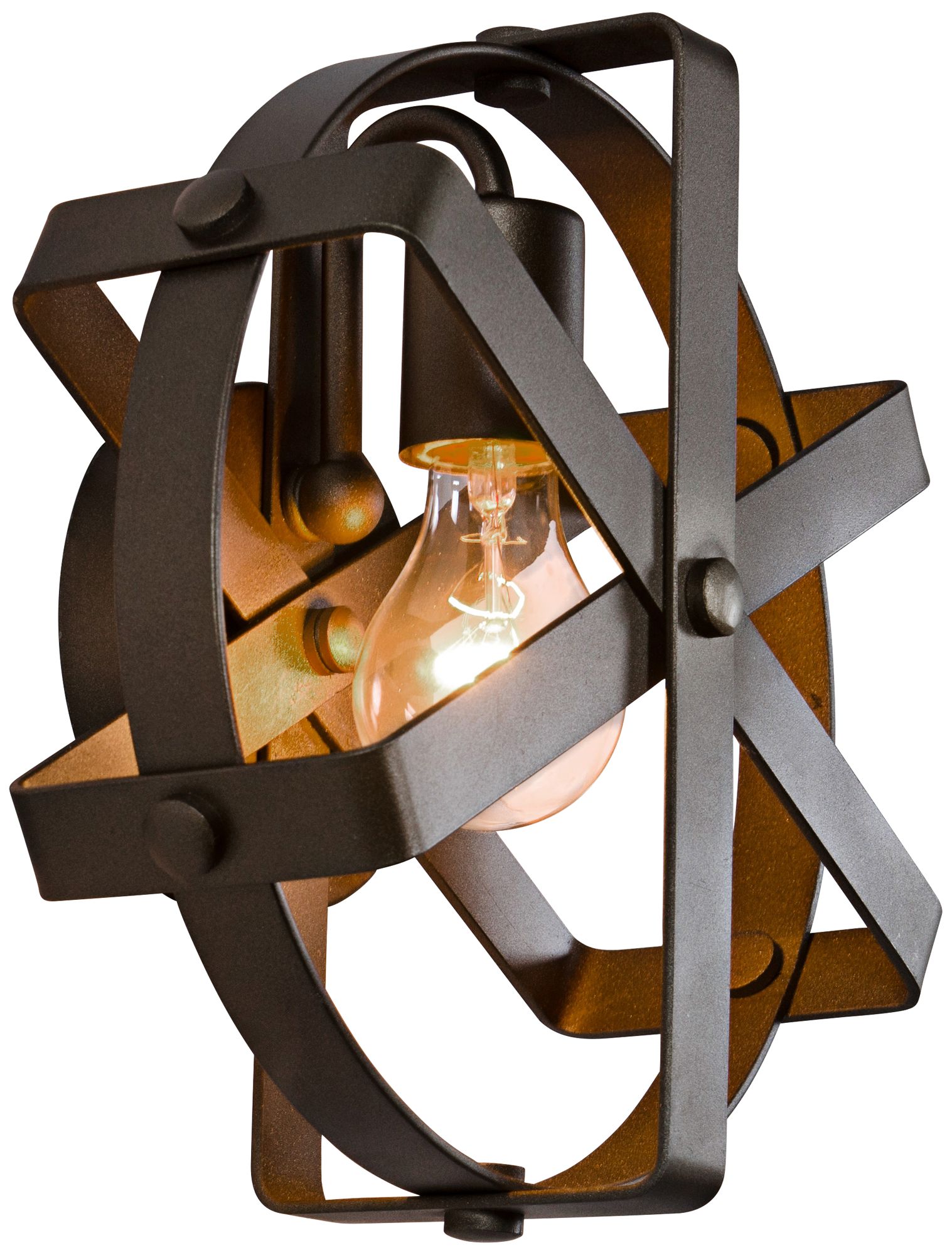 Varaluz Reel 10 3/4" High Rustic Bronze Wall Sconce