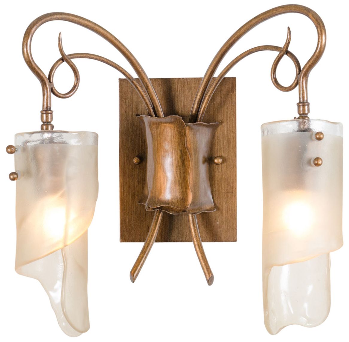 Varaluz Soho 14 1/2" Wide Hammered Ore Bath Light
