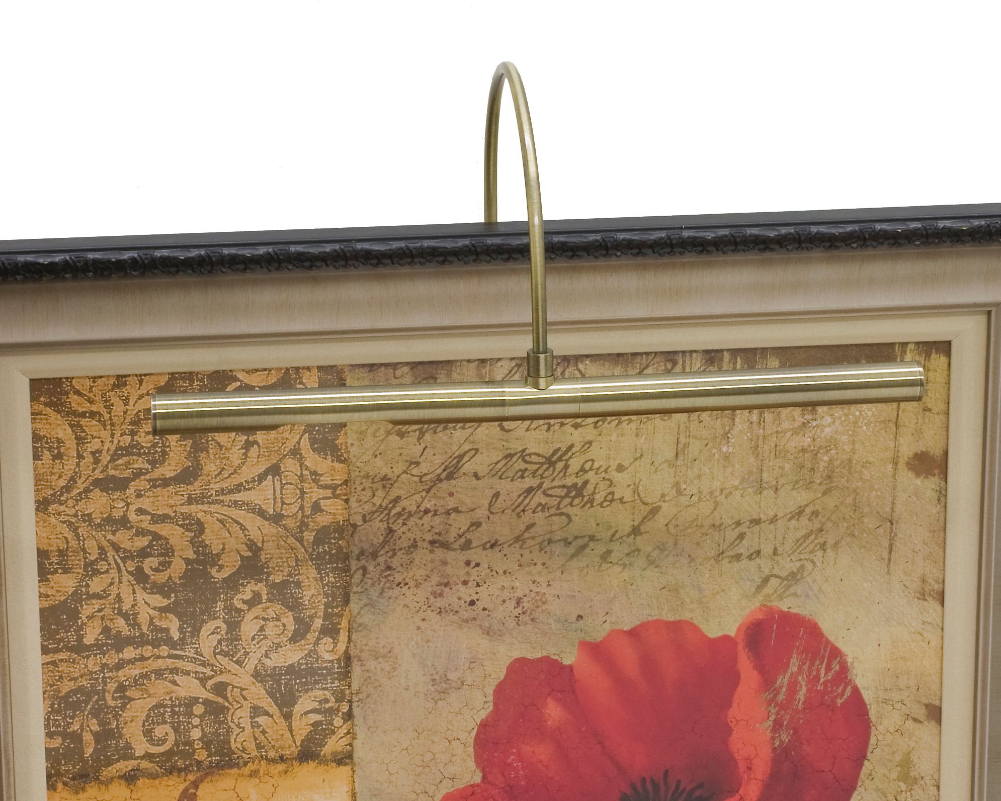 Advent Profile 16" Wide Antique Brass Plug-In LED Picture Light