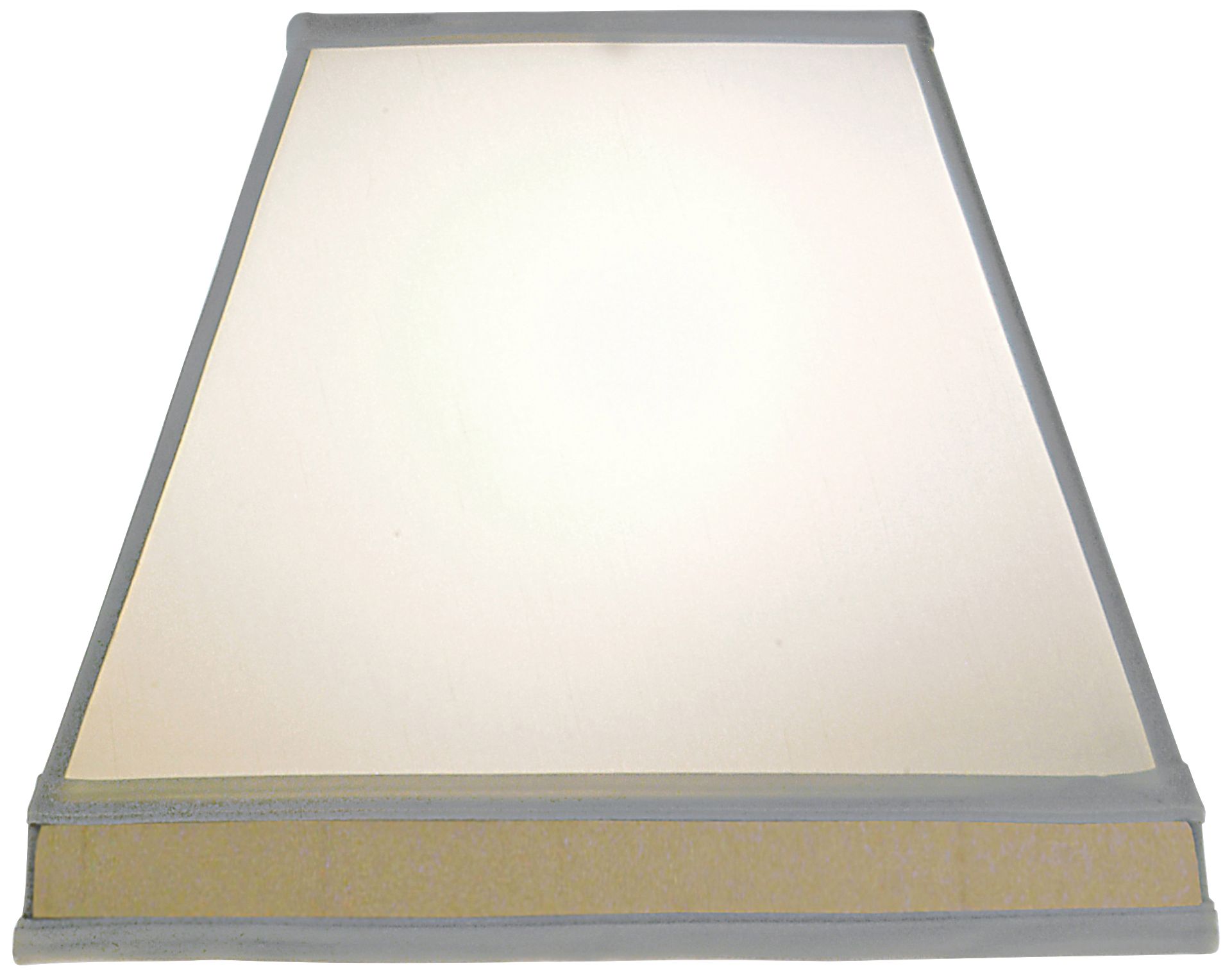 Stiffel Off-White Silk Shantung Shade 8/8x15/15x12 (Spider)