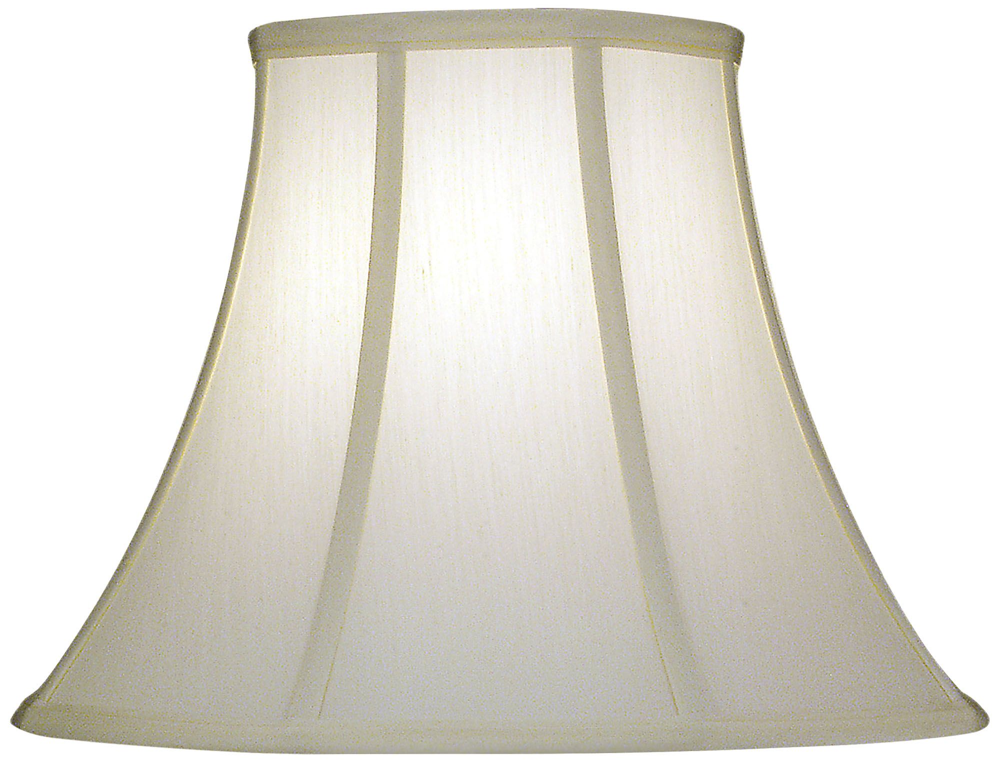 Stiffel Ivory Shadow Softback Bell Shade 8x16x12 (Spider)