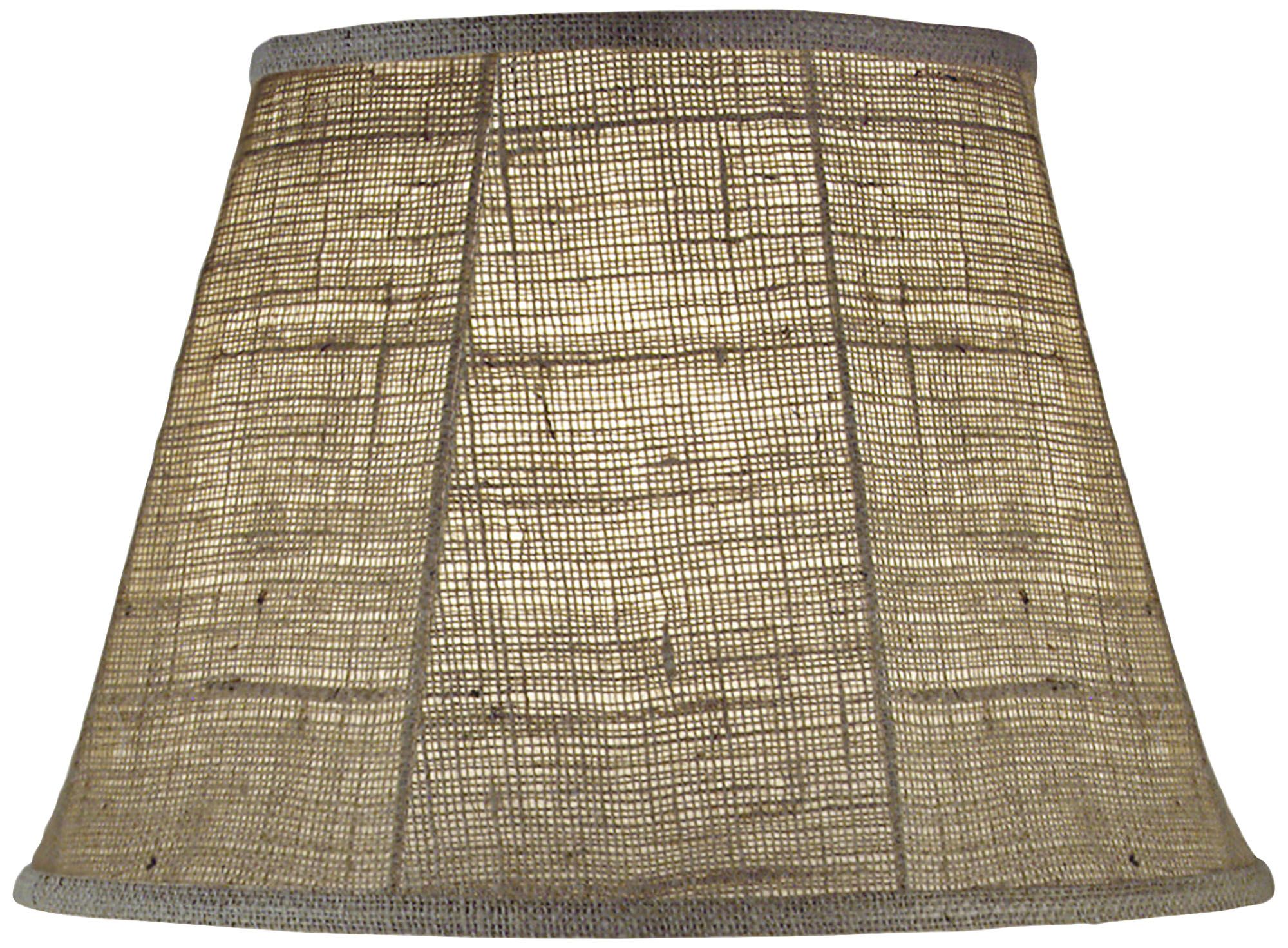 Stiffel Natural Burlap Empire Shade 11x18x12 (Spider)