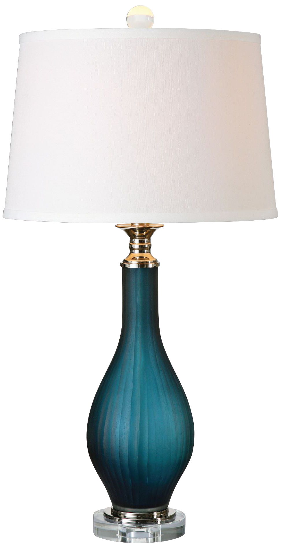 Uttermost Shavano Frost Midnight Blue Table Lamp