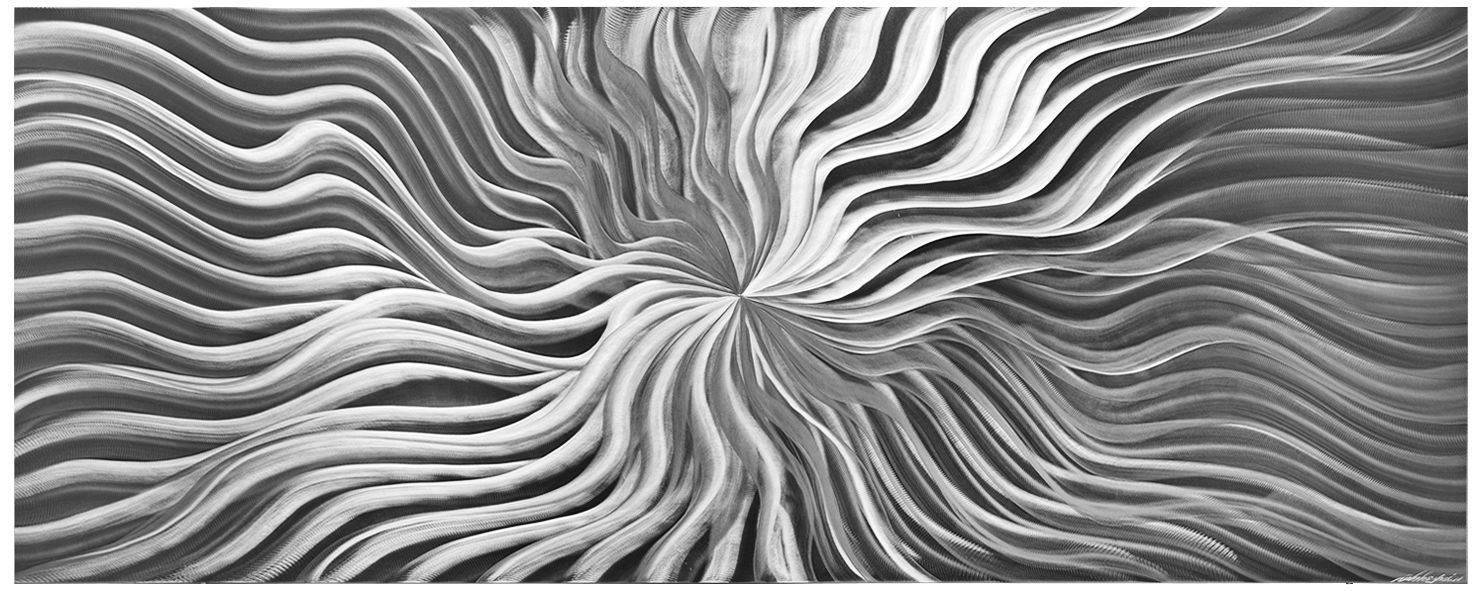 Flexure Composition 48" Wide HD Photo Print Metal Wall Art