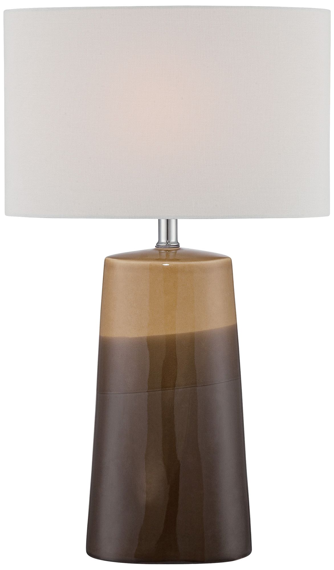 Lite Source Baker Gradient Coffee Ceramic Table Lamp