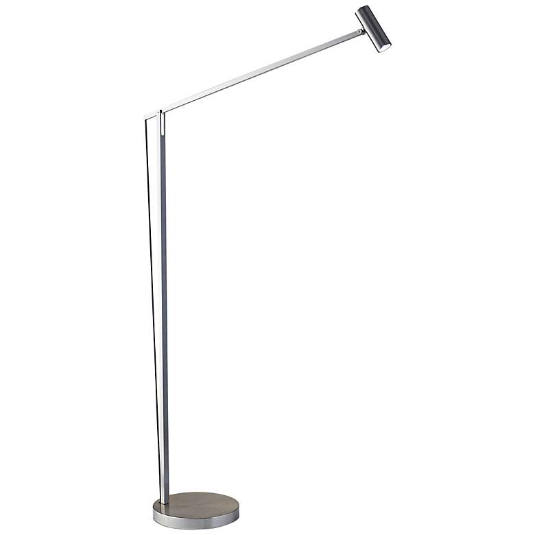 Image 1 ADS360 Collection Crane Brushed Steel LED Floor Lamp