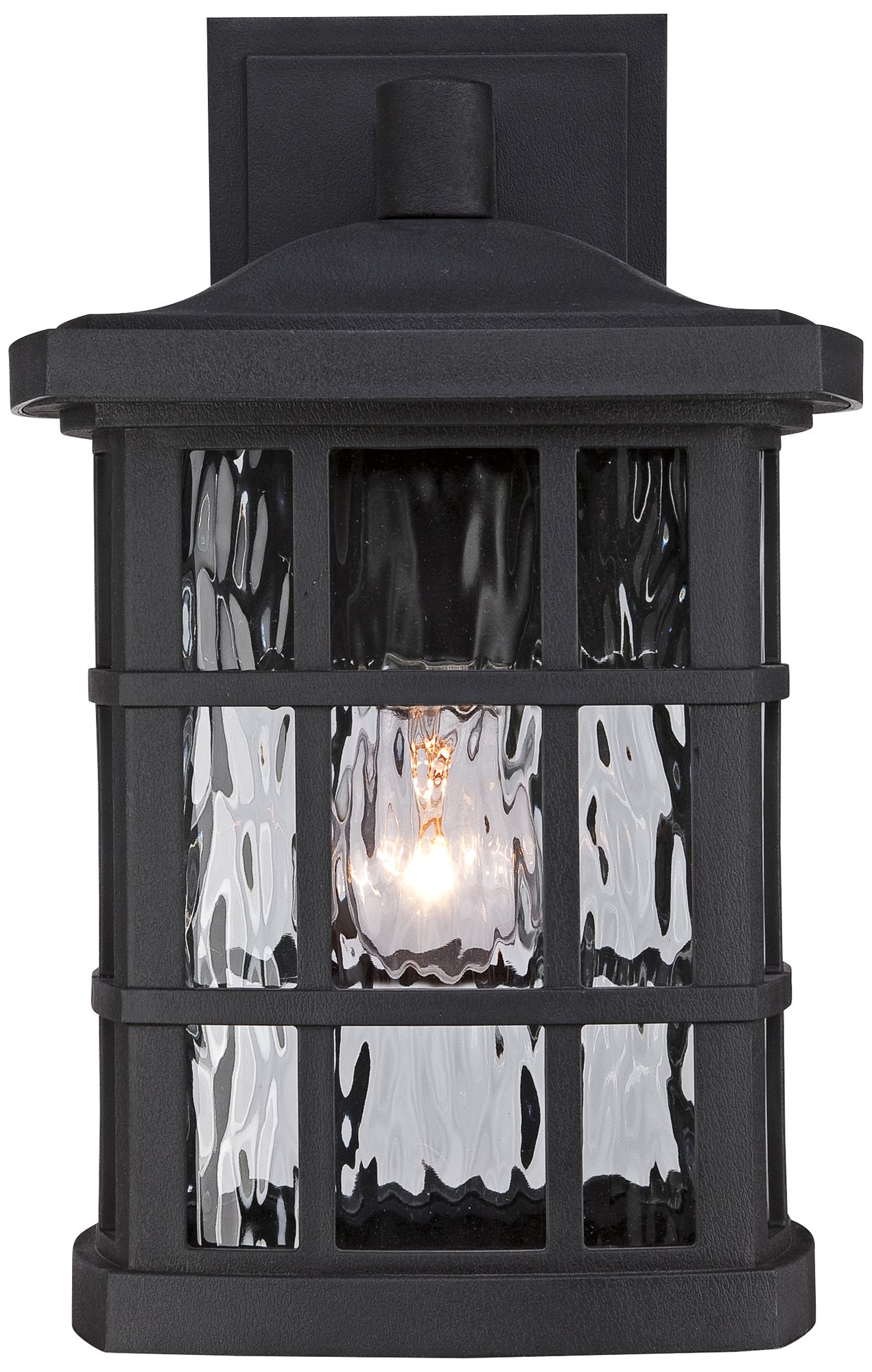 Quoizel Stonington 13" High Matte Black Outdoor Wall Light