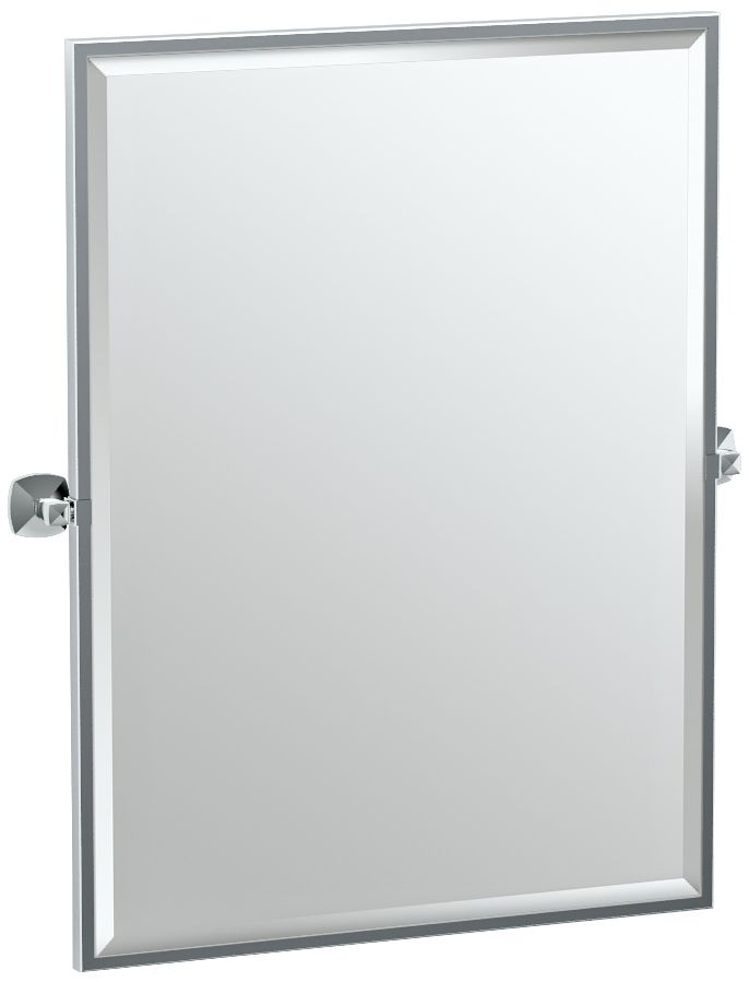 Gatco Jewel Chrome 28 1/2" x 32 Wall Mirror