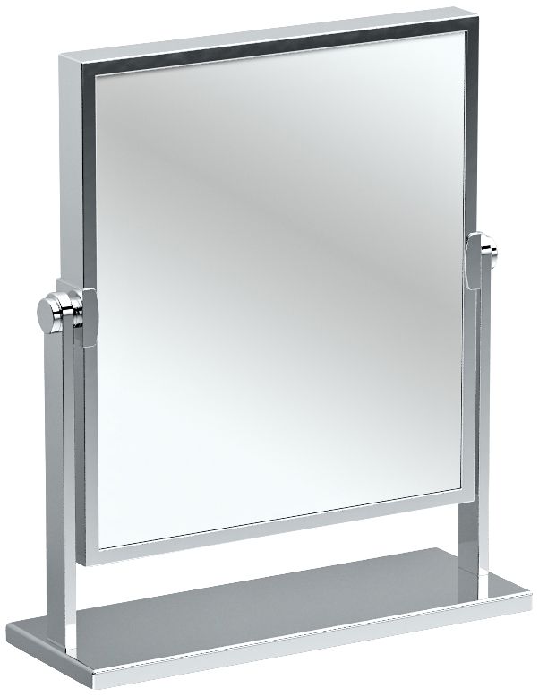 Gatco Elegant Chrome 9 3/4" x 12" Table Mirror