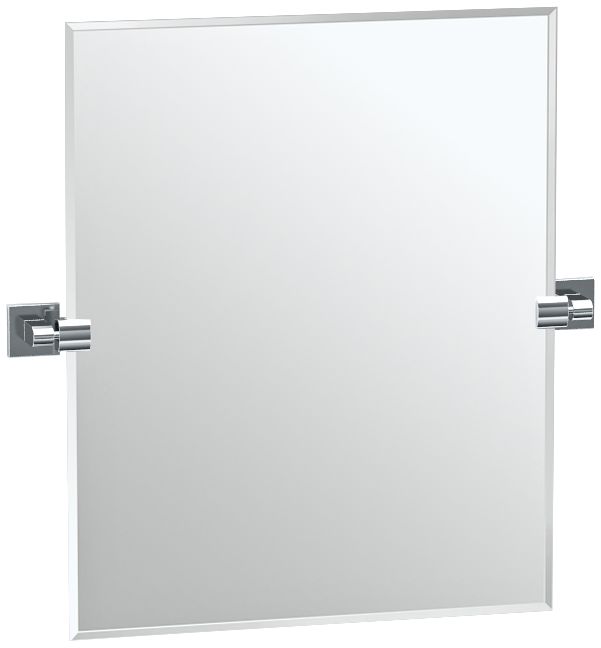 Gatco Elevate Satin Nickel 23 1/2" x 24" Vanity Mirror