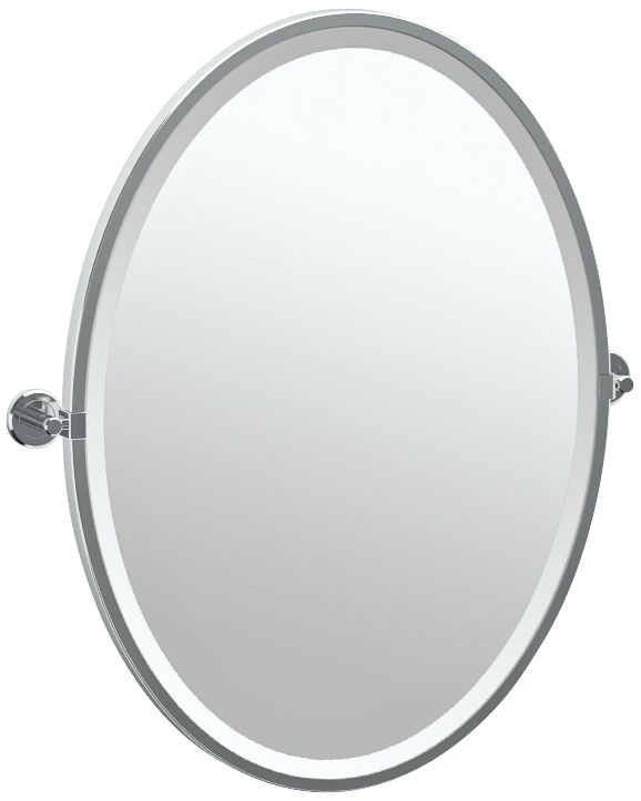 Gatco Latitude II Chrome 23 3/4" x 27 1/2" Vanity Mirror