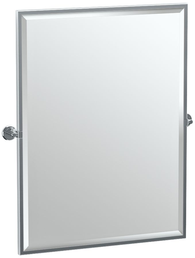 Gatco Latitude II Chrome 27 3/4" x 32 1/2" Mirror