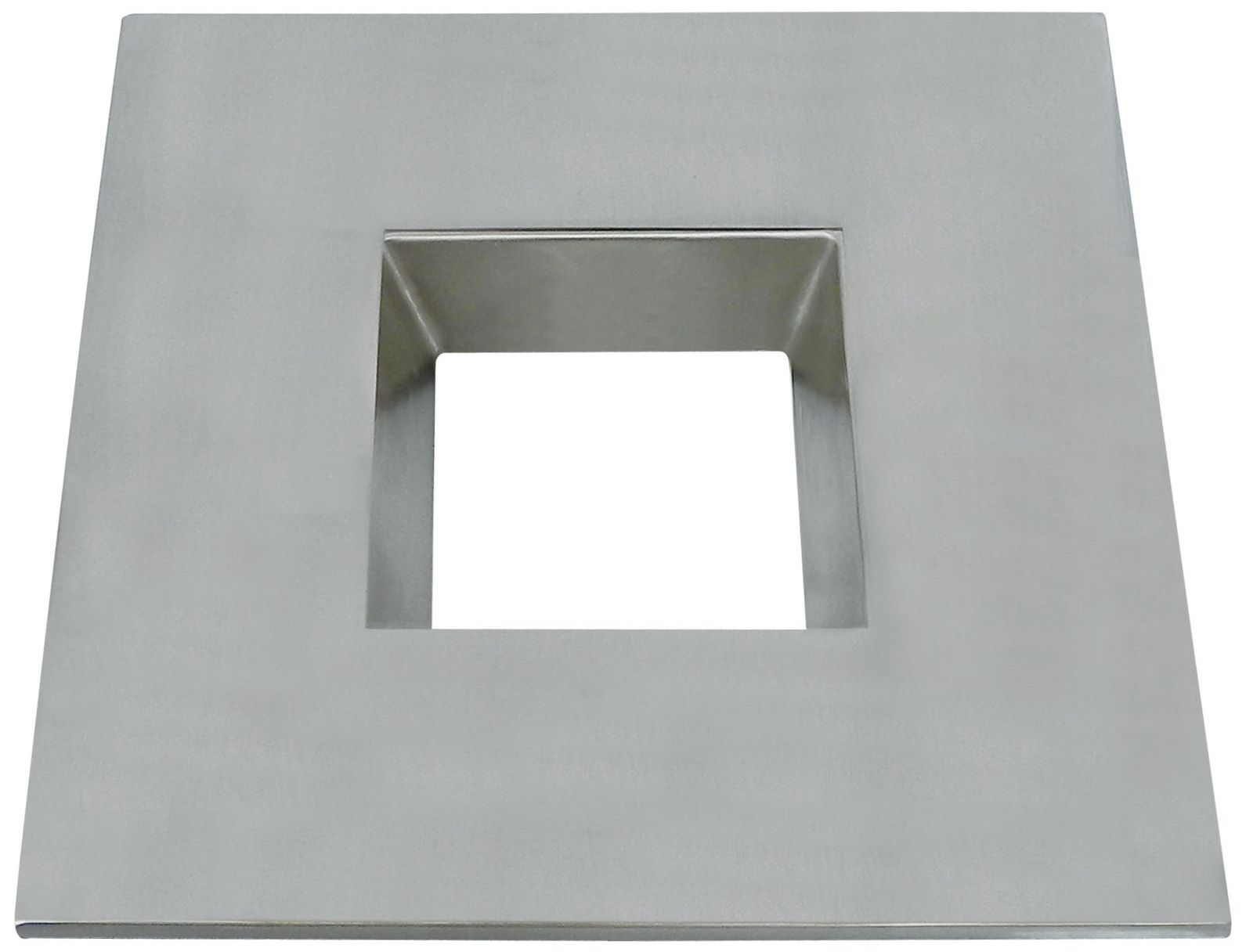 CyberTech 6" Recessed Light Square Trim in Satin Nickel