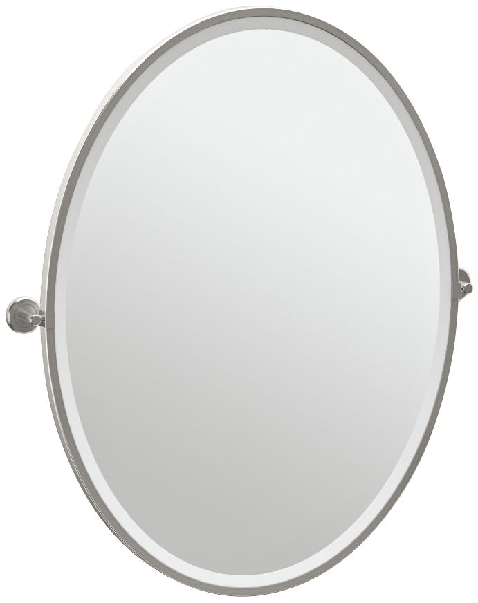 Gatco Latitude II Satin Nickel 28 1/4" x 33" Vanity Mirror