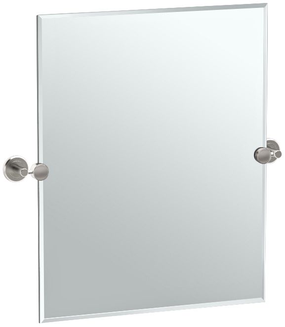 Gatco Latitude II Satin Nickel 24" x Vanity Wall Mirror