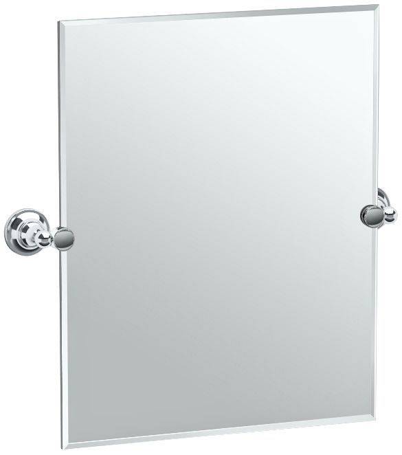 Gatco Tiara Chrome 24 3/4" x 24" Vanity Mirror