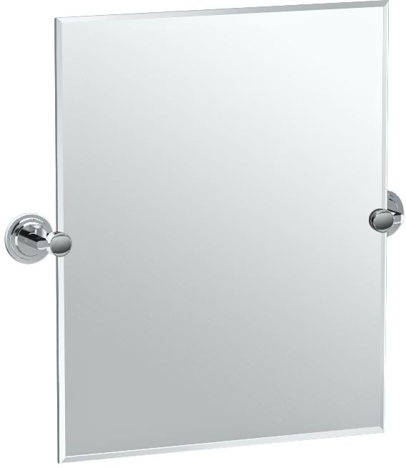 Gatco Marina Chrome 24 3/4" x 24" Vanity Mirror
