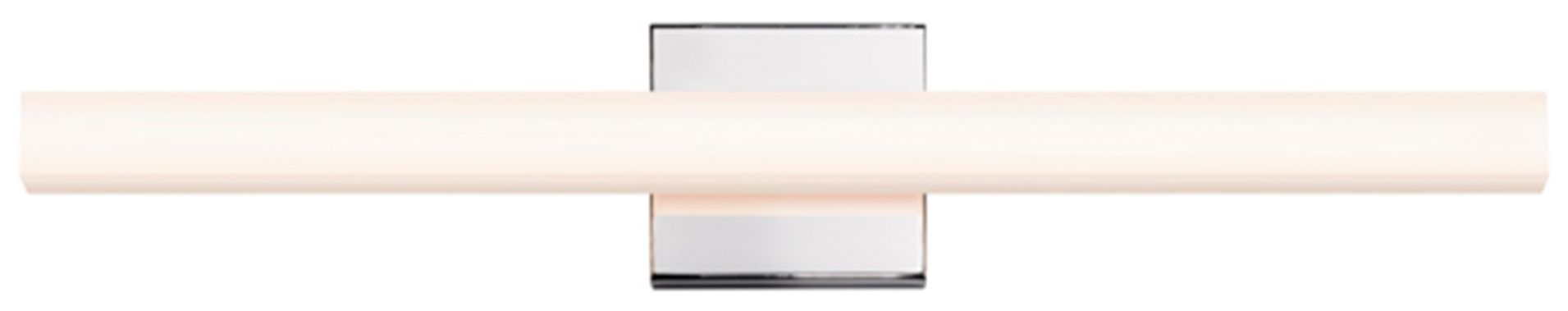 Sonneman Sq-Bar 24" Wide Polished Chrome LED Bath Light