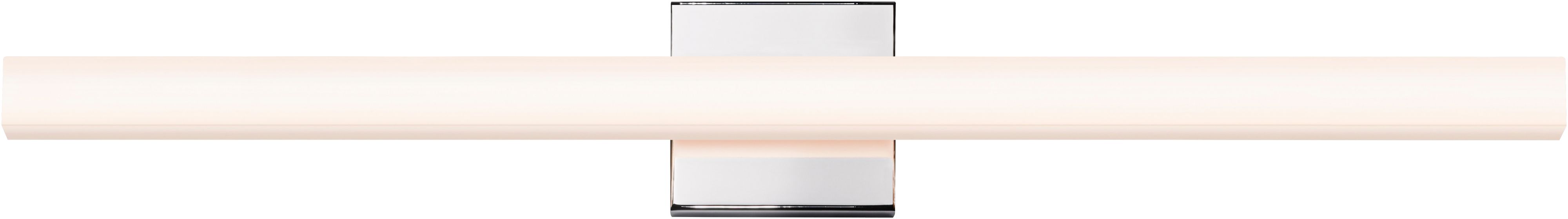 Sonneman Sq-Bar 32" Wide Polished Chrome LED Bath Light