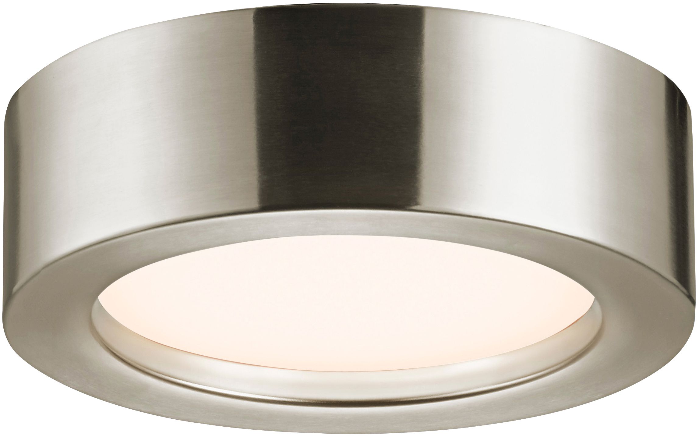 Sonneman Puck Slim 8"W Satin Nickel LED Ceiling Light
