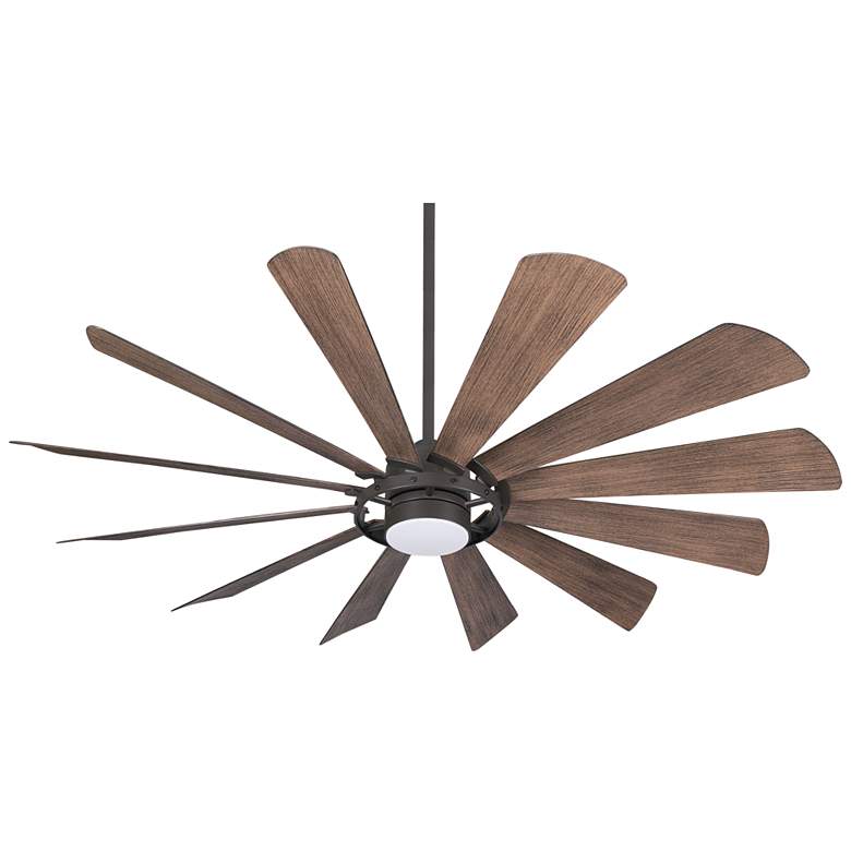 Image 2 65" Minka Aire Windmolen Bronze Wet LED Smart Ceiling Fan