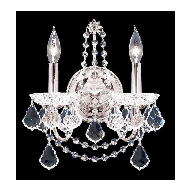 James R.  Moder 14&quot; High Crystal Wall Sconce
