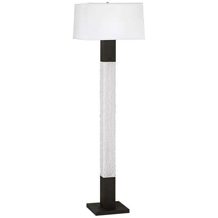 Black And White Acrylic Square Column, Square Column Floor Lamp
