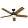 54" Hunter Romulus WiFi Noble Bronze LED Ceiling Fan with Remote