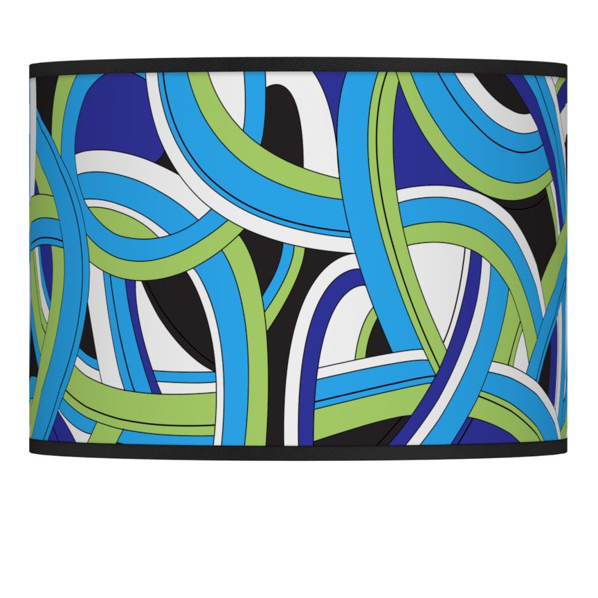 Deco Curves Giclee Lamp Shade 13.5x13.5x10 (Spider)
