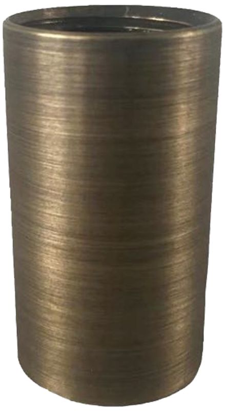 2" High Cast Brass Landscape Path Light Extension Coupling