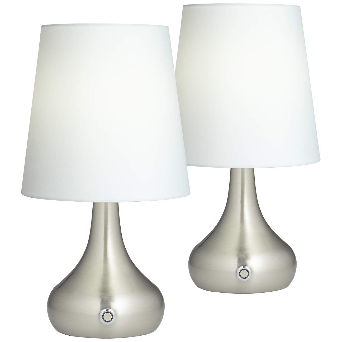 Firefly Nickel Battery Powered LED Table Lamps Set of 2 - #80M19