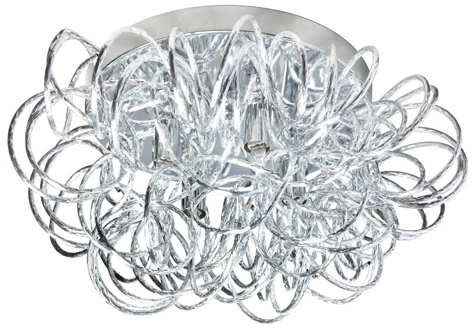 Baya 15" Wide Polished Chrome Ceiling Light