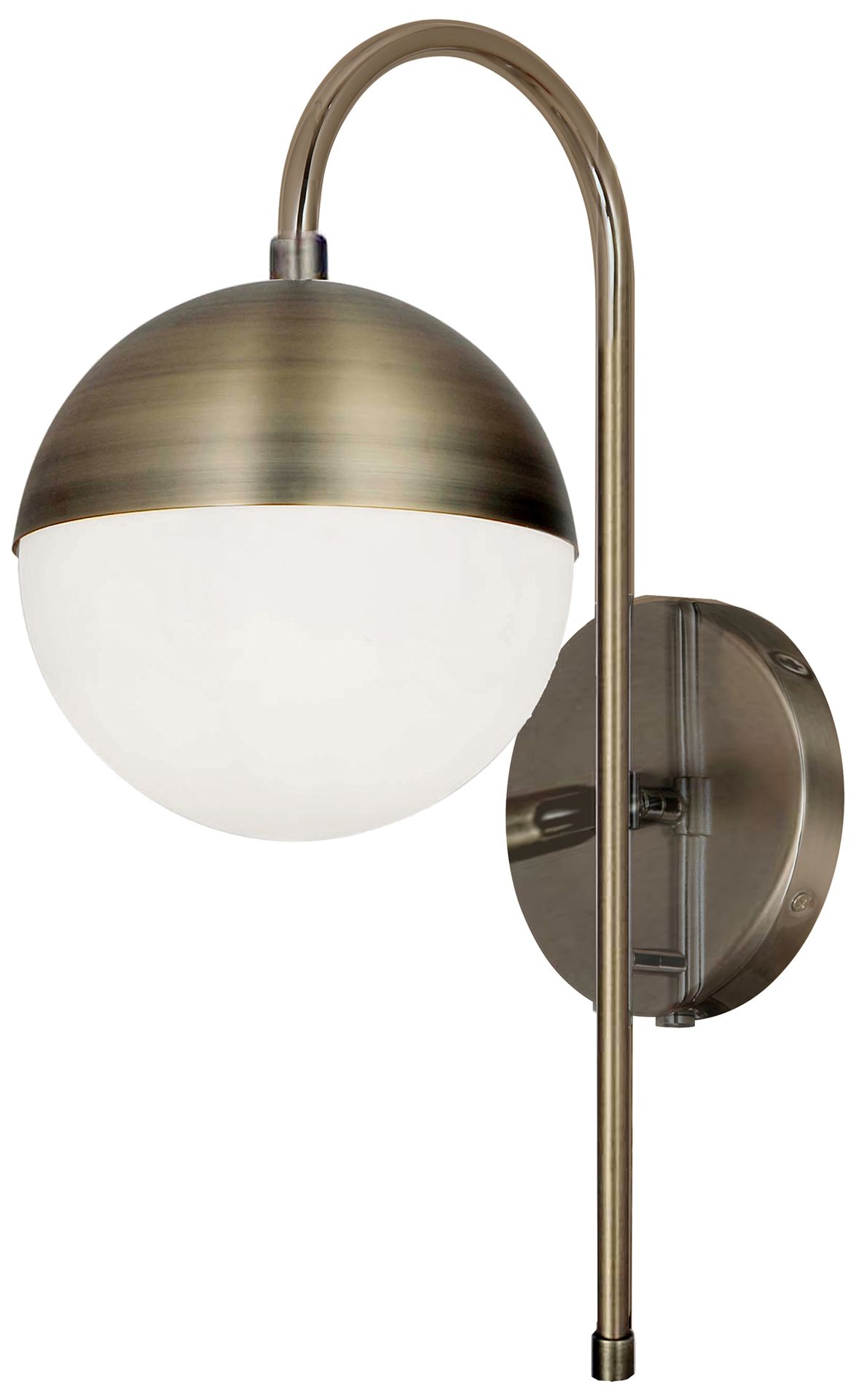 Dayana 18 1/2" High Antique Brass Wall Sconce