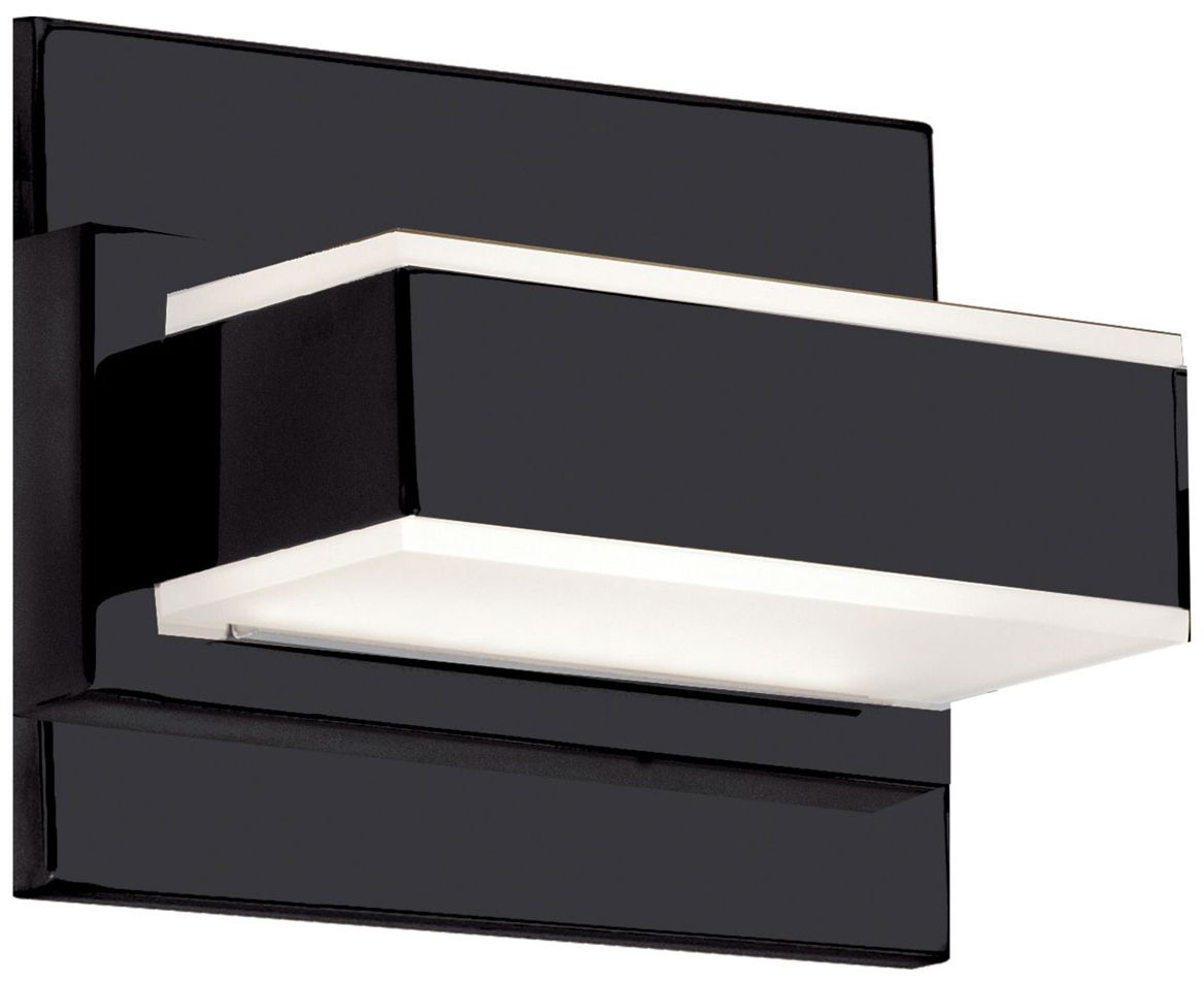 Cashman 4 1/2" High Matte Black LED Wall Sconce