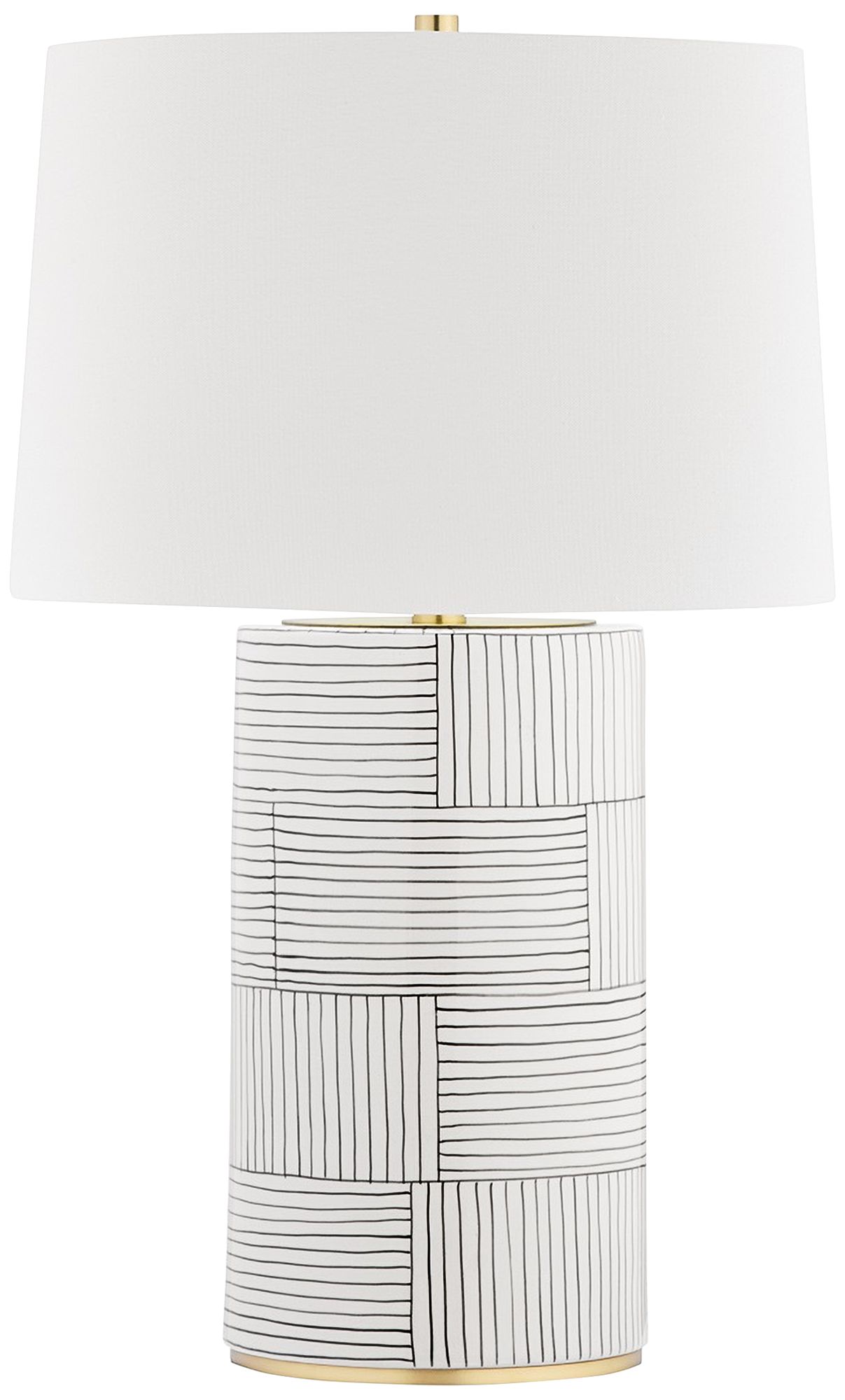 white textured table lamp