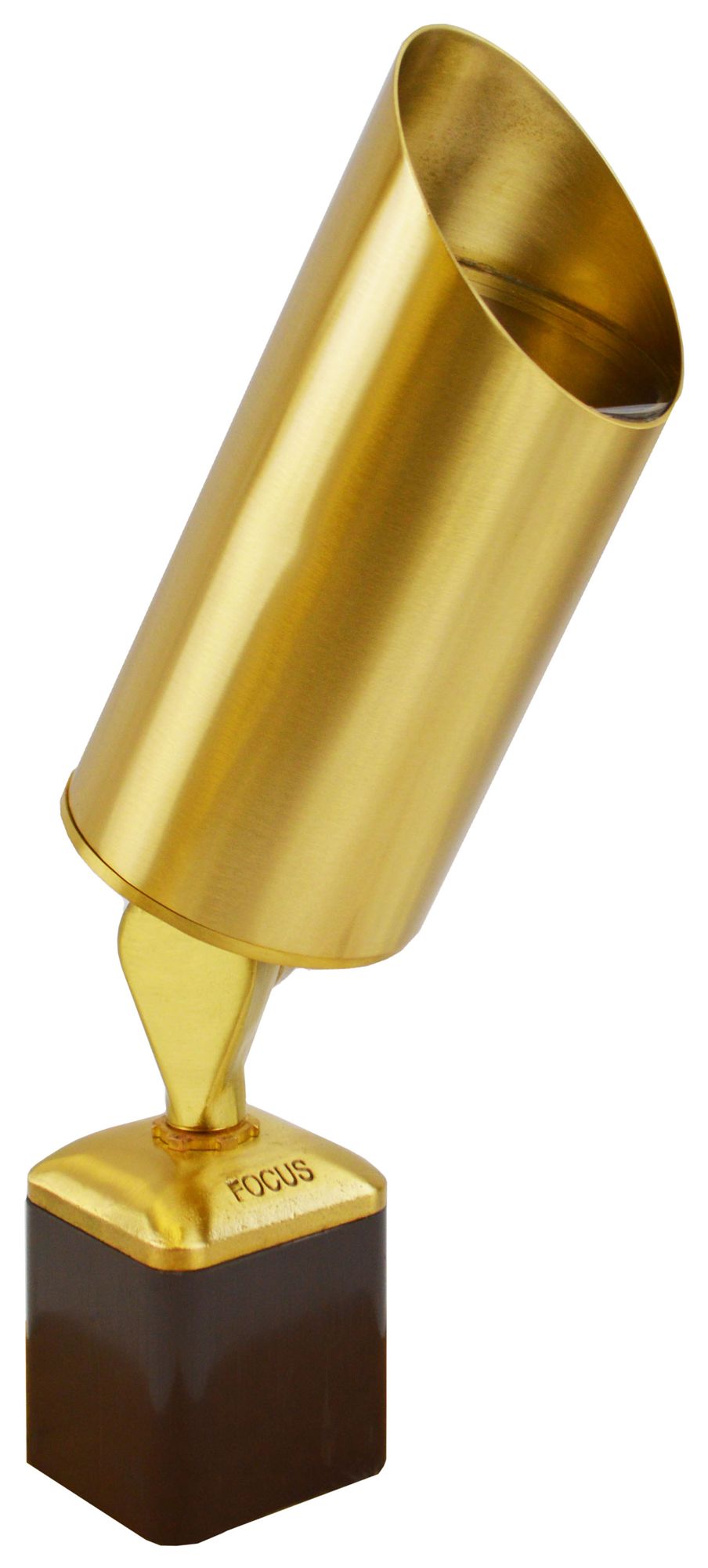 Trieste 9 1/4" High Brass LED Landscape Spot Light