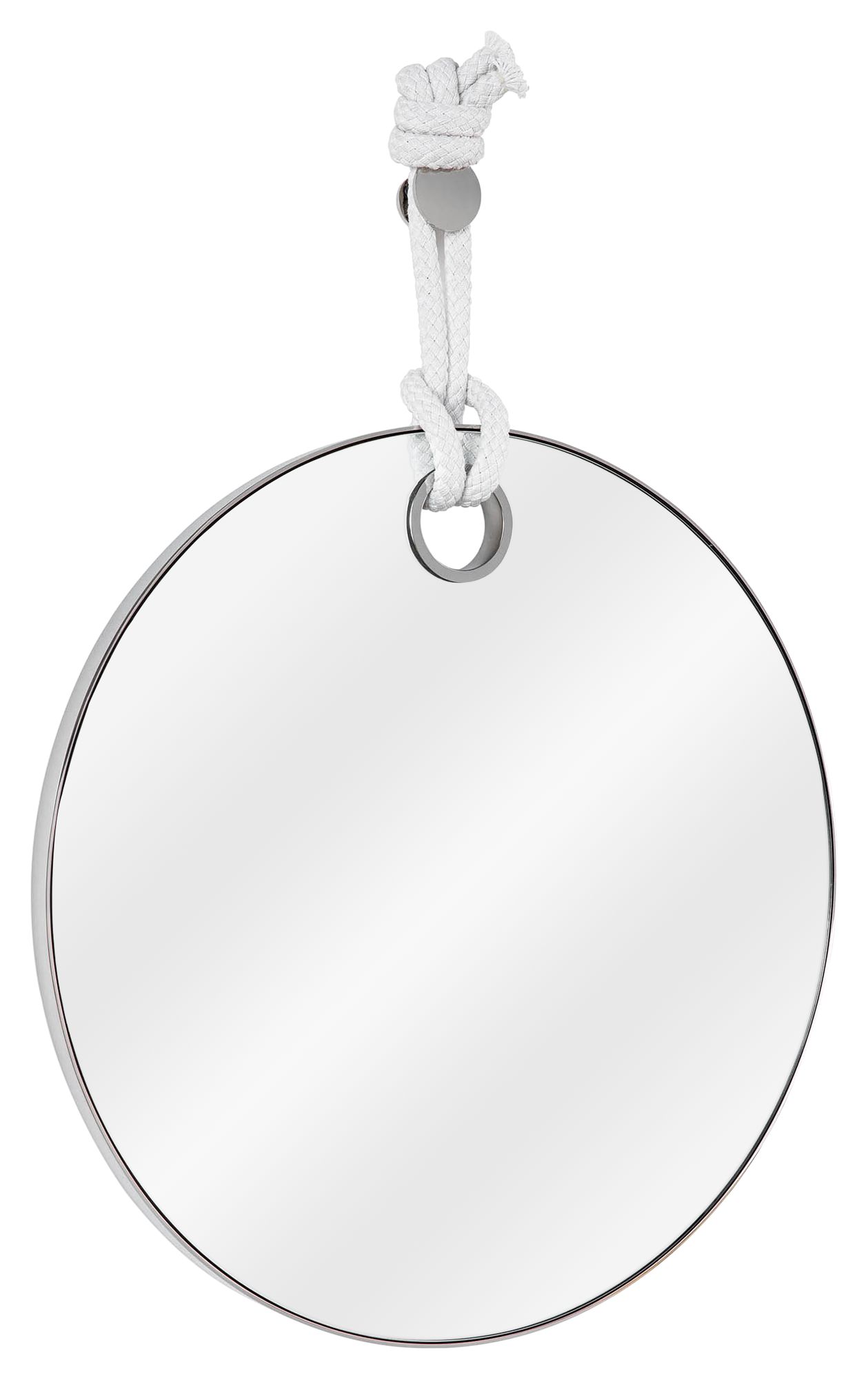 Coastal Chic Porter Polished Nickel 24" x 33" Wall Mirror