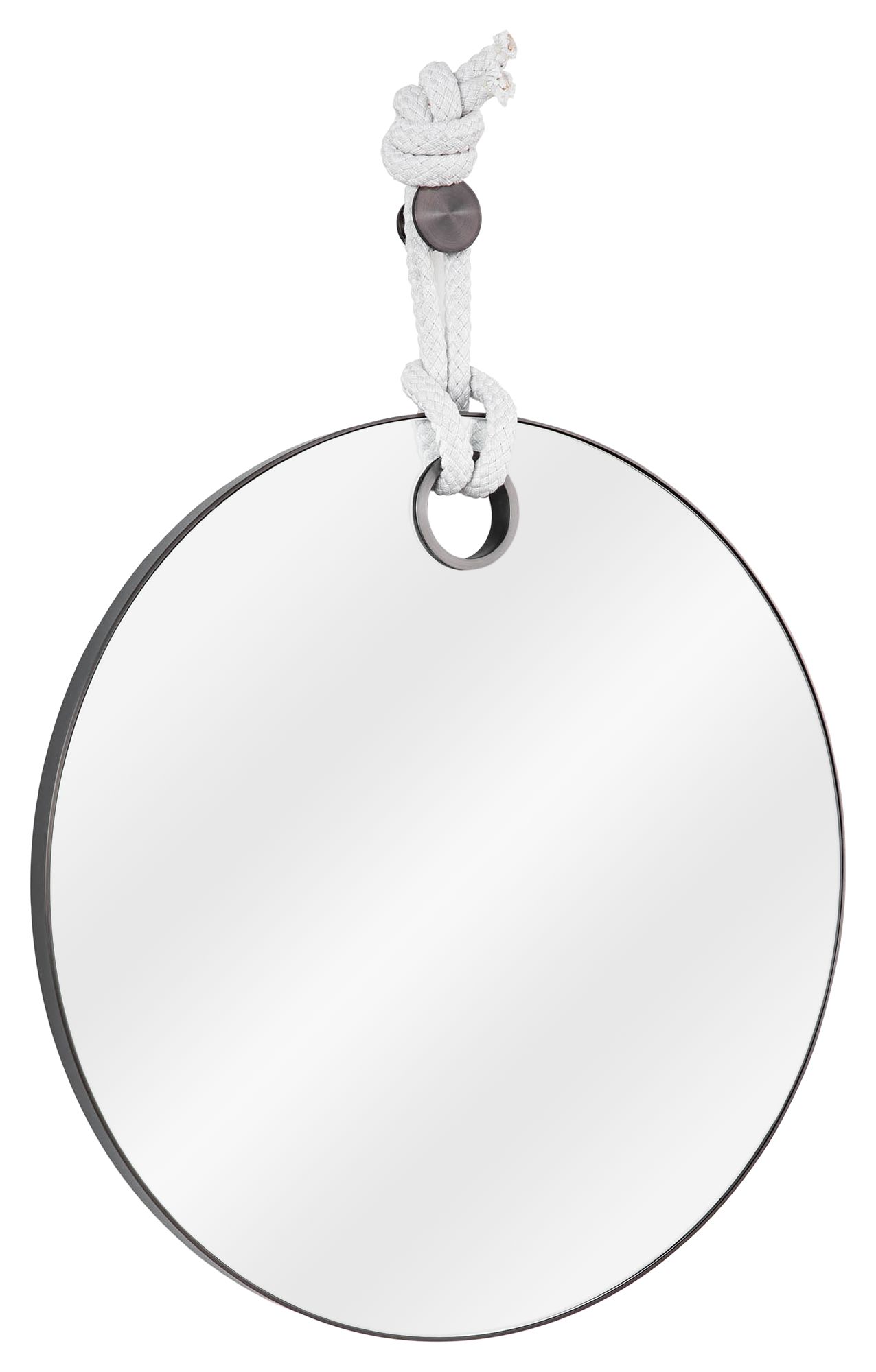 Coastal Chic Porter Blackened Steel 24" x 33" Wall Mirror