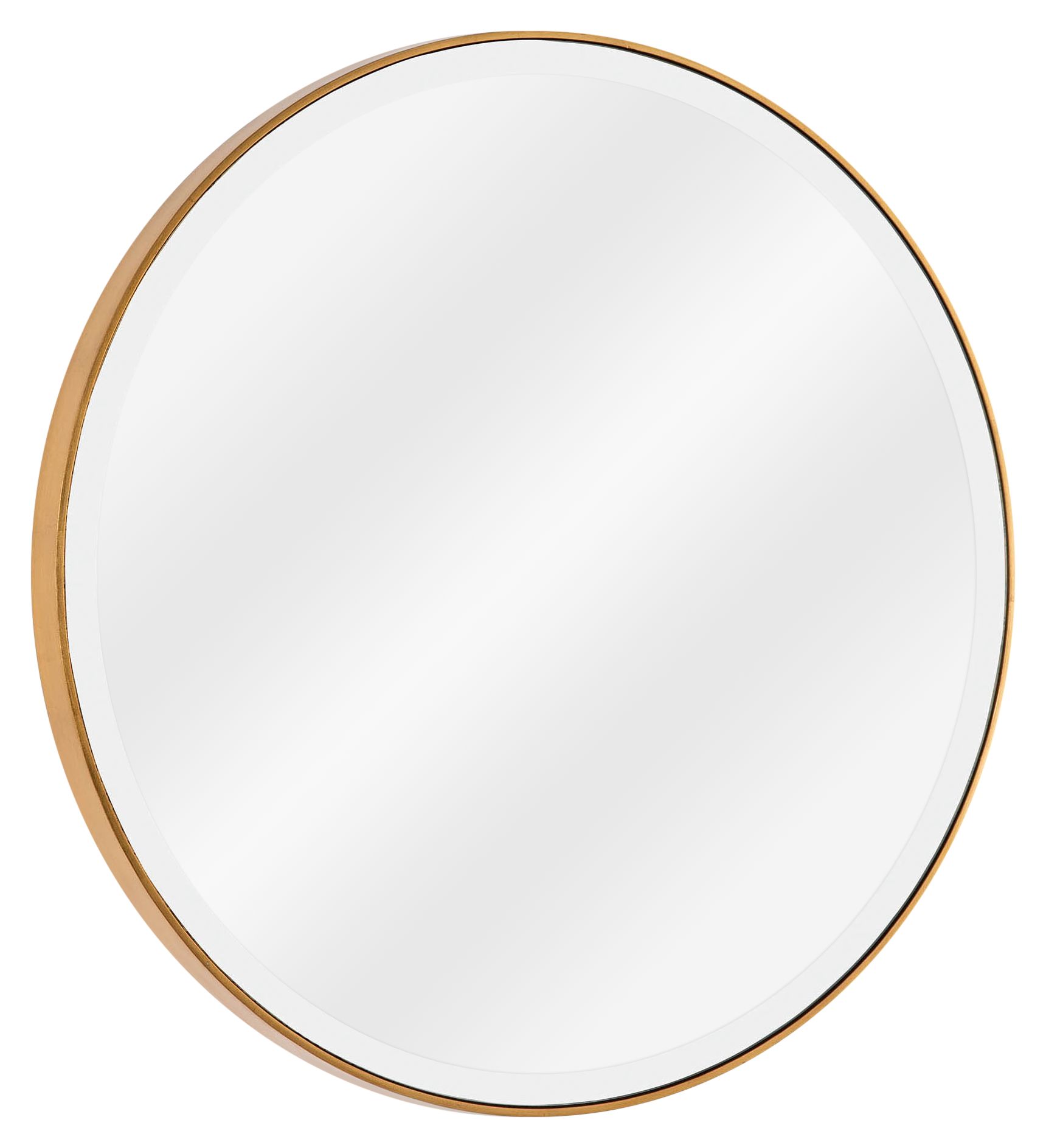 Classics Carmen Gold Leaf 30" Round Wall Mirror