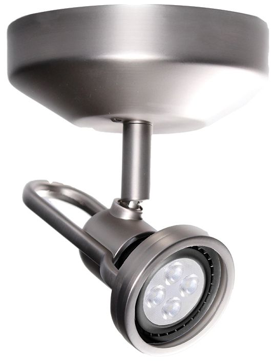 WAC Spot 826 Nickel 3000K LED Track Ceiling Light