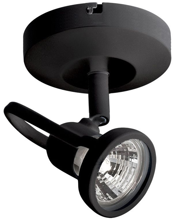 WAC Spot 826 Black 3000K LED Track Ceiling Light