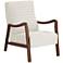 Columbe Modern White Lounge Chair
