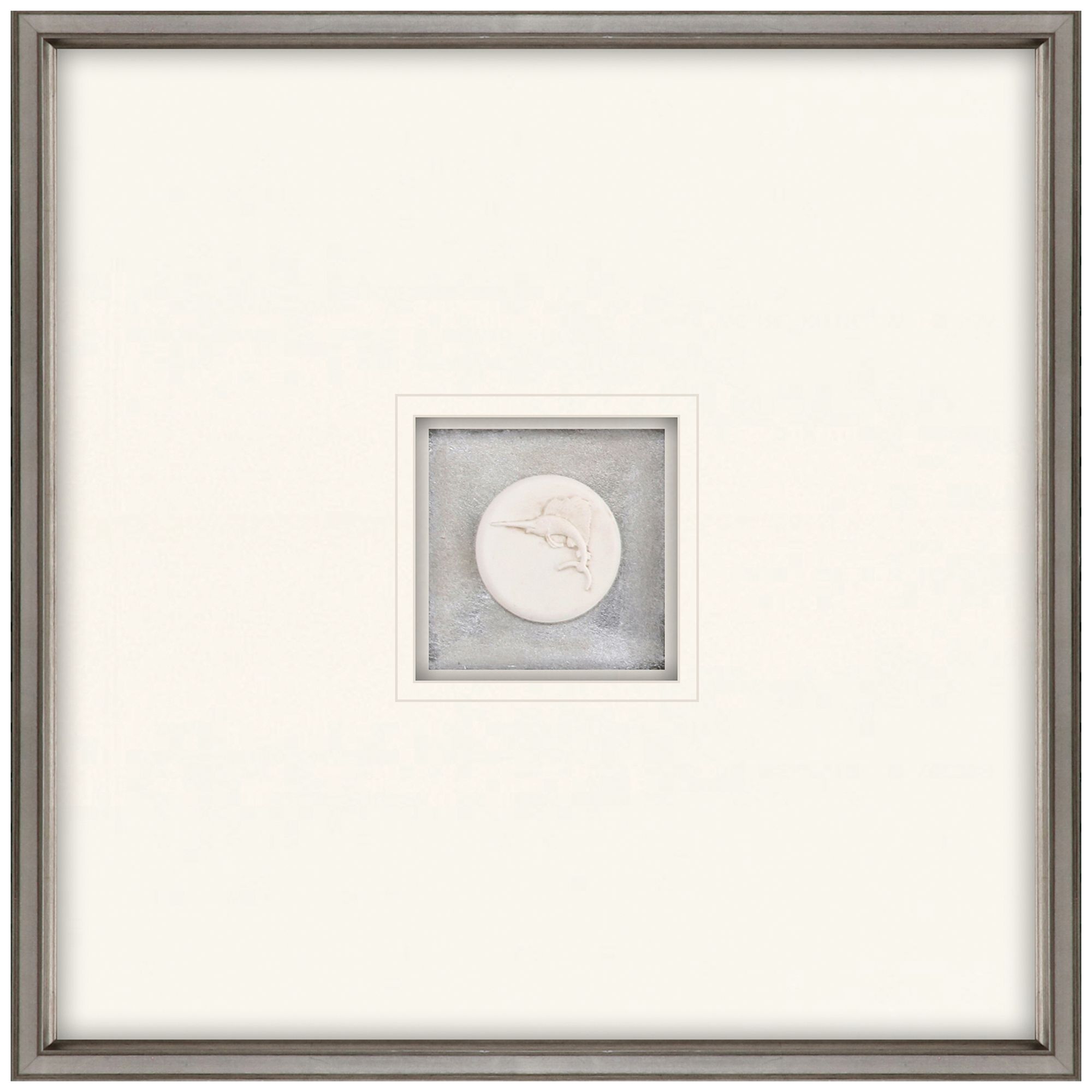 Paragon Swordfish Intaglio 22" Square Framed Wall Art